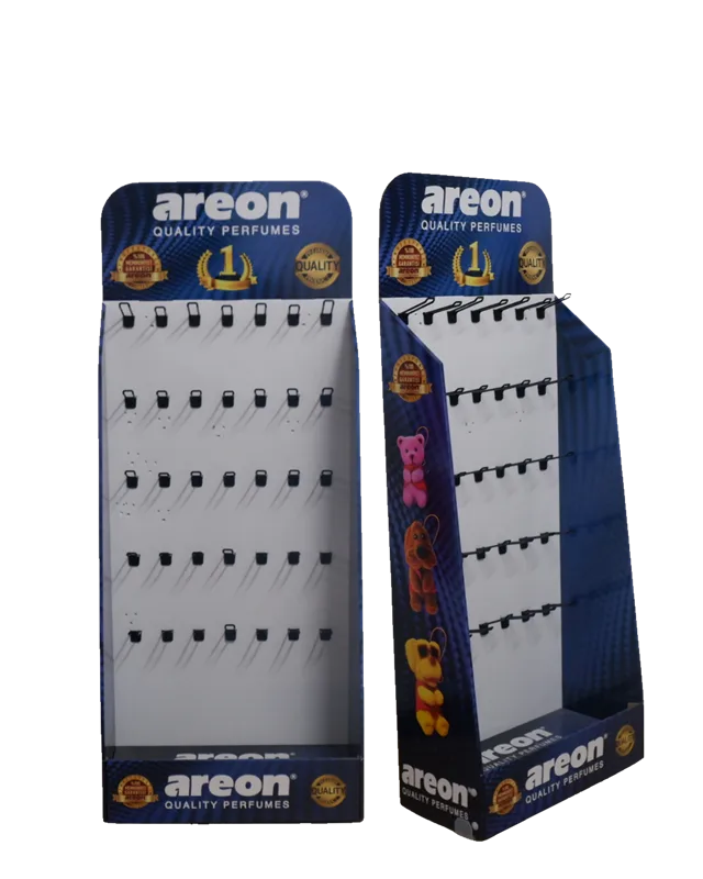Kancalı Karton Teşhir Standı Oto Kokusu – Karton Art