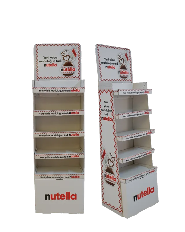 Ozel Tasarım Raflı Karton Stand Yılbaşı – Karton Art