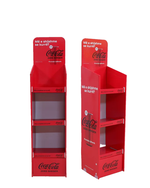 3 Raflı Karton Stand Içecek – Karton Art