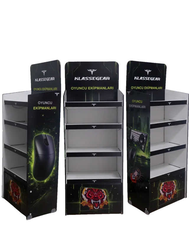 Karton Display Stand Oyuncu Ekipmanları – Karton Art