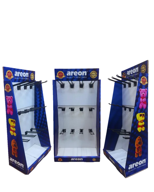 Askılı Tezgah Üstü Karton Stand Oto Kokusu – Karton Art