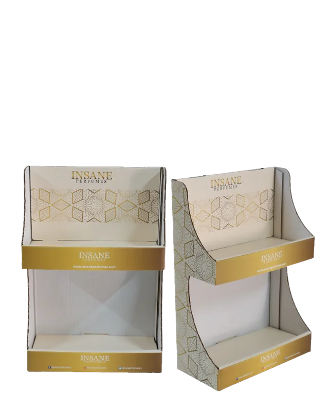Iki Katlı Tezgah Üstü Karton Stand Kozmetik – Karton Art